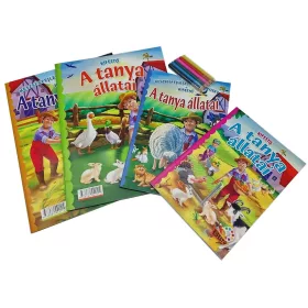 Ausmalbild mit Bauernhoftieren