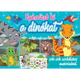 Egészítsd ki a dinókat matricákkal