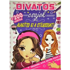 Divatos csajok+200matrica