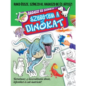 Stift und Farbe – ich liebe Dinosaurier.