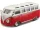 Bburago 1:32 Volkswagen Van Samba (roșu-alb)
