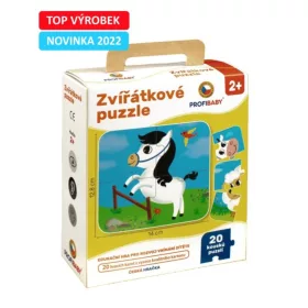 Puzzle Profibaby cu animale, 20 buc.