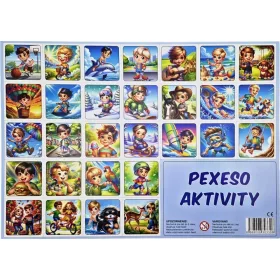 Pexeso/Jocuri de memorie Activități băieți 32 de perechi