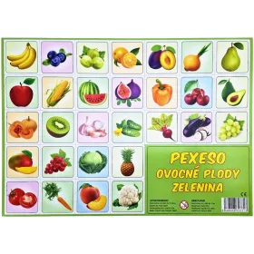 Joc de memorie/Pexeso Fructe, legume 32 de perechi