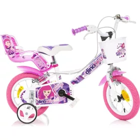   DINO Bikes - Gyermek kerékpár 12" 124RSN-05FY Fairy - fehér