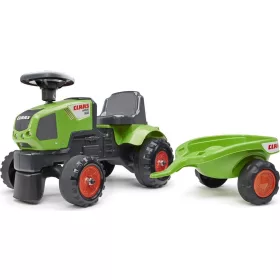   KIÁRUSÍTÁS - Falk pedál nélküli traktor 1012B Baba Claas Axos pótkocsival