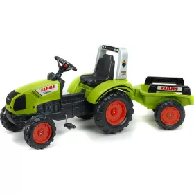 Falk Šliapací traktor 1040AB Claas Arion 430 pótkocsival