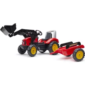   FALK 2020M Supercharger járható traktor rakodóval és burkolattal - piros