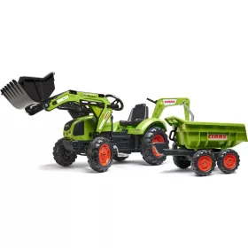   FALK mögöttes traktor 2070W Claas markológép első és hátsó kanállal és pótkocsival