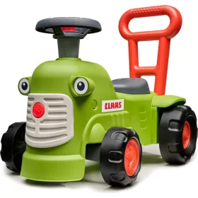   Tractor Claas verde deschis cu volan și bară de protecție Falk 2 în 1