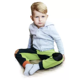 Kinderfleecehose VG Himbeere - Anthrazit