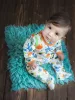 Baba kabátka Bobas Fashion Állatkert narancssárga