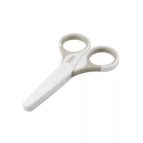Kinderschere mit Schutzkappe, NUK beige