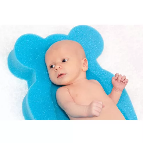 Hab alátét maxi New Baby BASIC medve lila