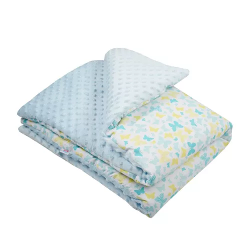 Gyermek pléd Minky New Baby kék 80x102 cm