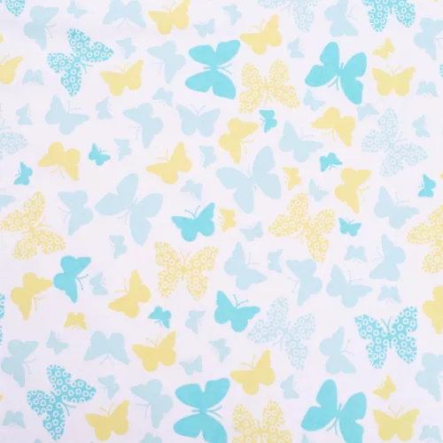 Kinderdecke aus Minky-Stoff, neu, Babyblau, 80 x 102 cm
