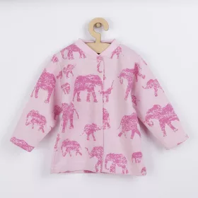 Babyjacke Baby Service Elefant rosa