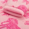 Meleg baba kezeslábas kapucnival Baby Service Elefánt rózsaszín
