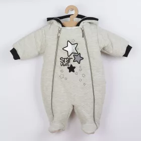 Winterlicher Kapuzenoverall Koala Star Vibes