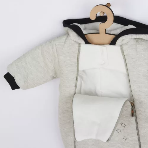 Winterlicher Kapuzenoverall Koala Star Vibes