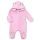 Baby-Strampler aus Minky-Stoff, Farbe: Nicol Bubbles Pink