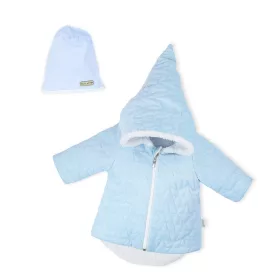 Winterbabymantel mit Mütze Nicol Kids Winterblau