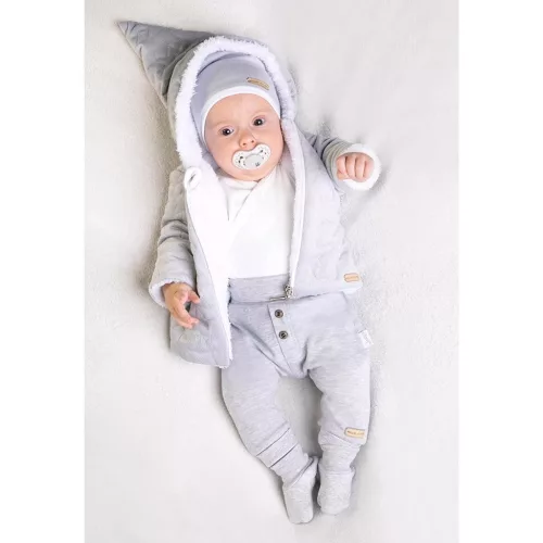 Zimski dječji kaput sa šeširom Nicol Kids Winter plavi
