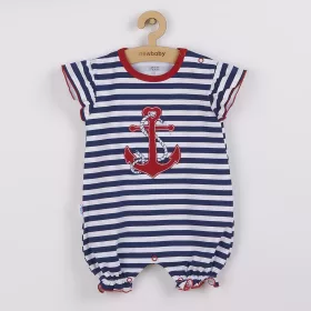Mädchen-Sommeroverall New Baby Marine