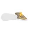 Baby-Sneaker, neue Baby-Jeans, senffarben, 0-3 Stunden