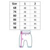 Softshell-Babyhose, Neu in Babyrosa