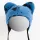 Baby-Baumwollmütze mit Ohren, New Baby Paws blau