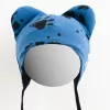 Baby-Baumwollmütze mit Ohren, New Baby Paws blau