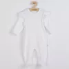 Baby-Baumwoll-Overall, neu, praktisch, weiß, Mädchen