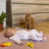 Baby-Baumwoll-Overall, neu, praktisch, weiß, Mädchen