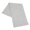 Baumwoll-Tetra-Badetuch New Baby Softy, 90 x 110 cm, 2 Stück, grau-weiß