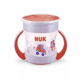 Charmante Mini Magic NUK Trinkbecher mit 360°-Deckel, rot