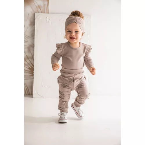 Baby-Baumwoll-Freizeithose Nicol Ella beige