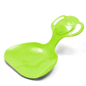   Gyerek műanyag hócsúszka popsi szánkó Baby Mix COMFORT LINE M zöld