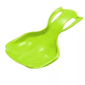   Gyerek műanyag hócsúszka popsi szánkó Baby Mix COMFORT LINE XL zöld