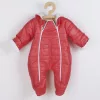 Winteroverall mit Kapuze und Ohren, New Baby Pumi, Himbeerrot