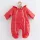 Winteroverall mit Kapuze und Ohren, New Baby Pumi, Himbeerrot