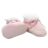 Baby-Winterschuhe, neu, Babyrosa, Größe 0-3 Stunden