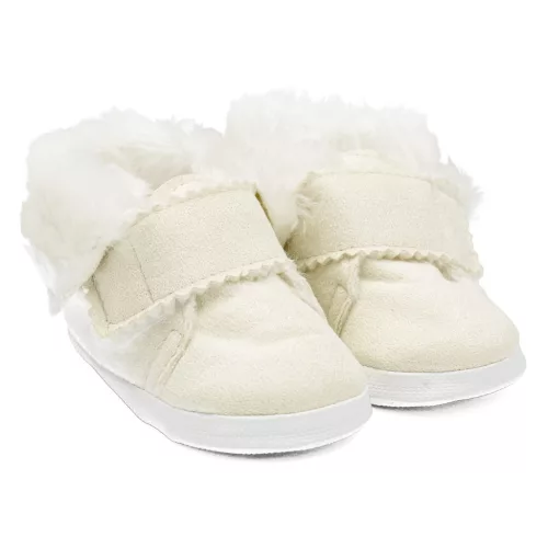Baby-Winterschuhe aus Wildleder, Größe New Baby 0-3 h, beige