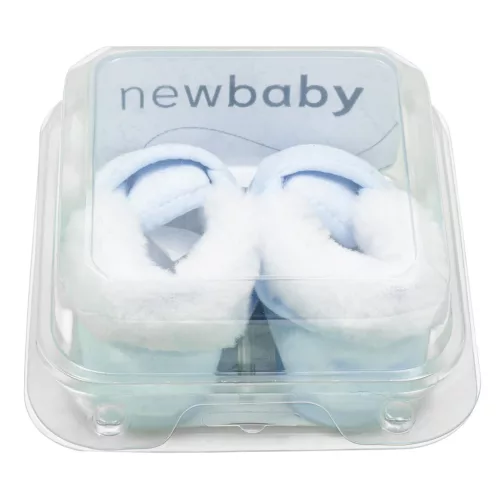 Baby-Winterschuhe, neu, hellblau, Größe 3-6 Stunden