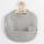 Waschbares Baby-Lätzchen New Baby 34 x 45 cm grau