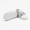 Baby-Sneaker, neue Baby-Jeans, grau, Größe 3-6 Stunden