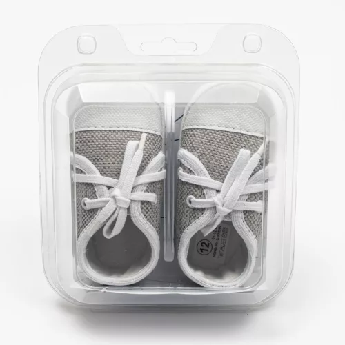 Baby-Sneaker, neue Baby-Jeans, grau, Größe 3-6 Stunden