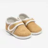 Babyschuhe aus Wildleder, neu, braun, Größe 0-3 Jahre