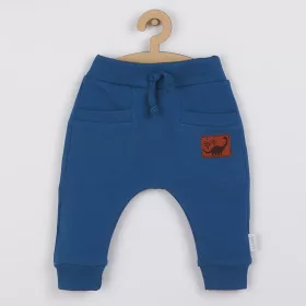 Baby-Baumwoll-Freizeithose Nicol Ivo blau