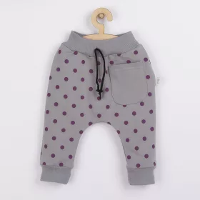 Baby-Freizeithose Koala Dots grau